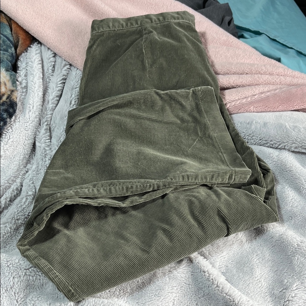 Dressbarn Sage Corduroy Trousers